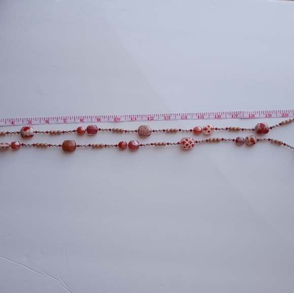 Antics Murrina Glass bead  necklace 22" long - Picture 6 of 17